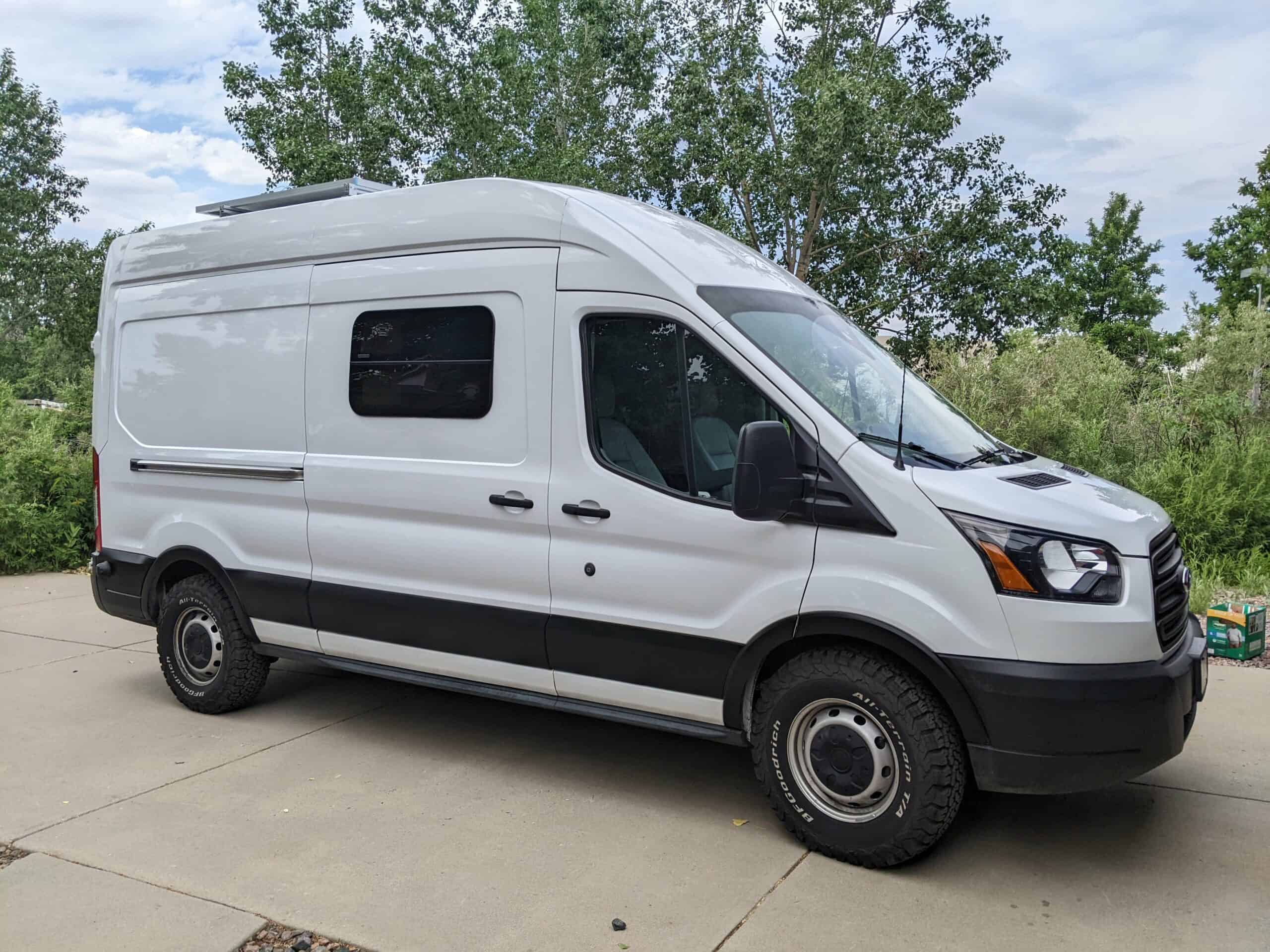 How much space in 2020 Transit - High Roof Extended Van! - Butler