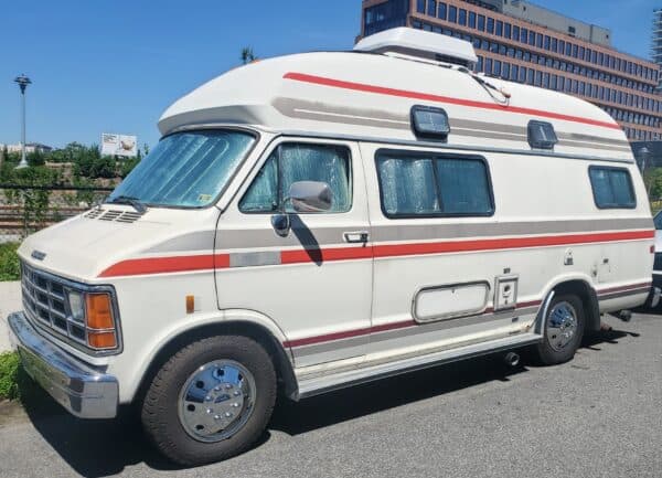 Modernized 1987 Dodge B-350 Camper Van - Vanlife Trader