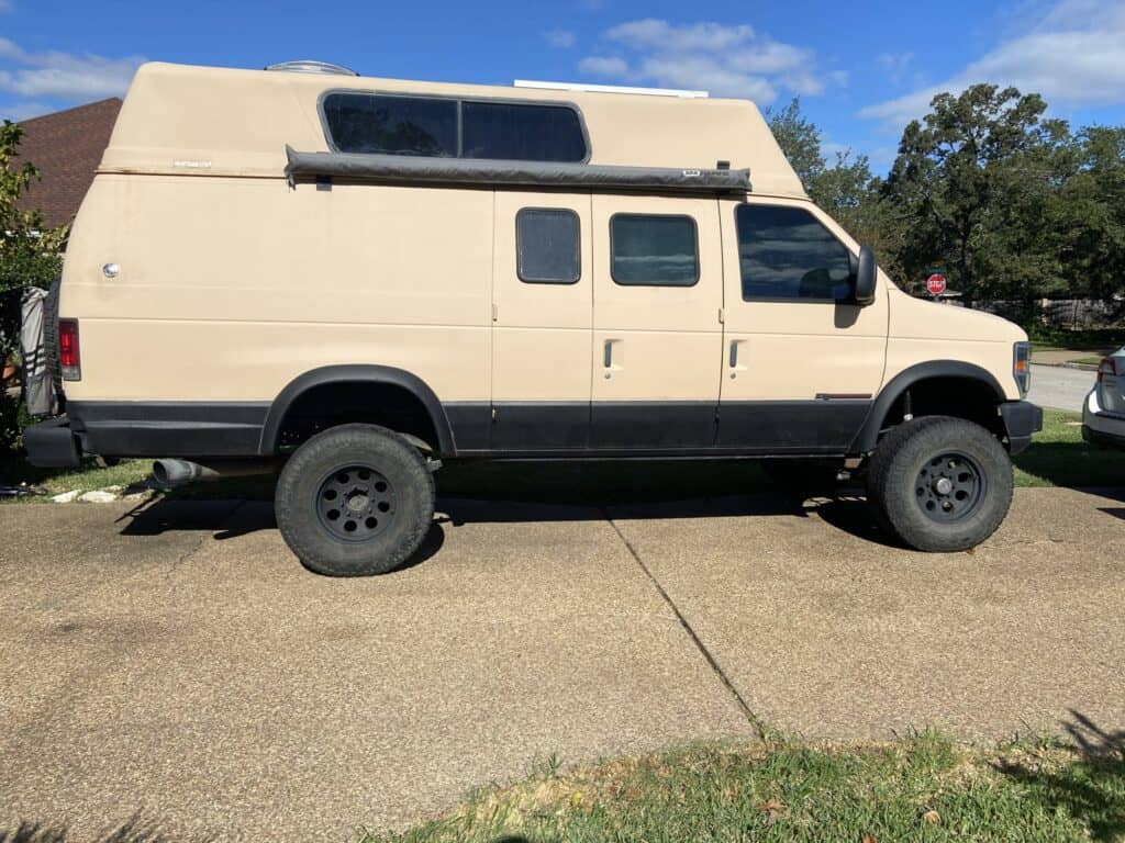 4X4 7.3 diesel Ford E350 ujoint offroad - Vanlife Trader