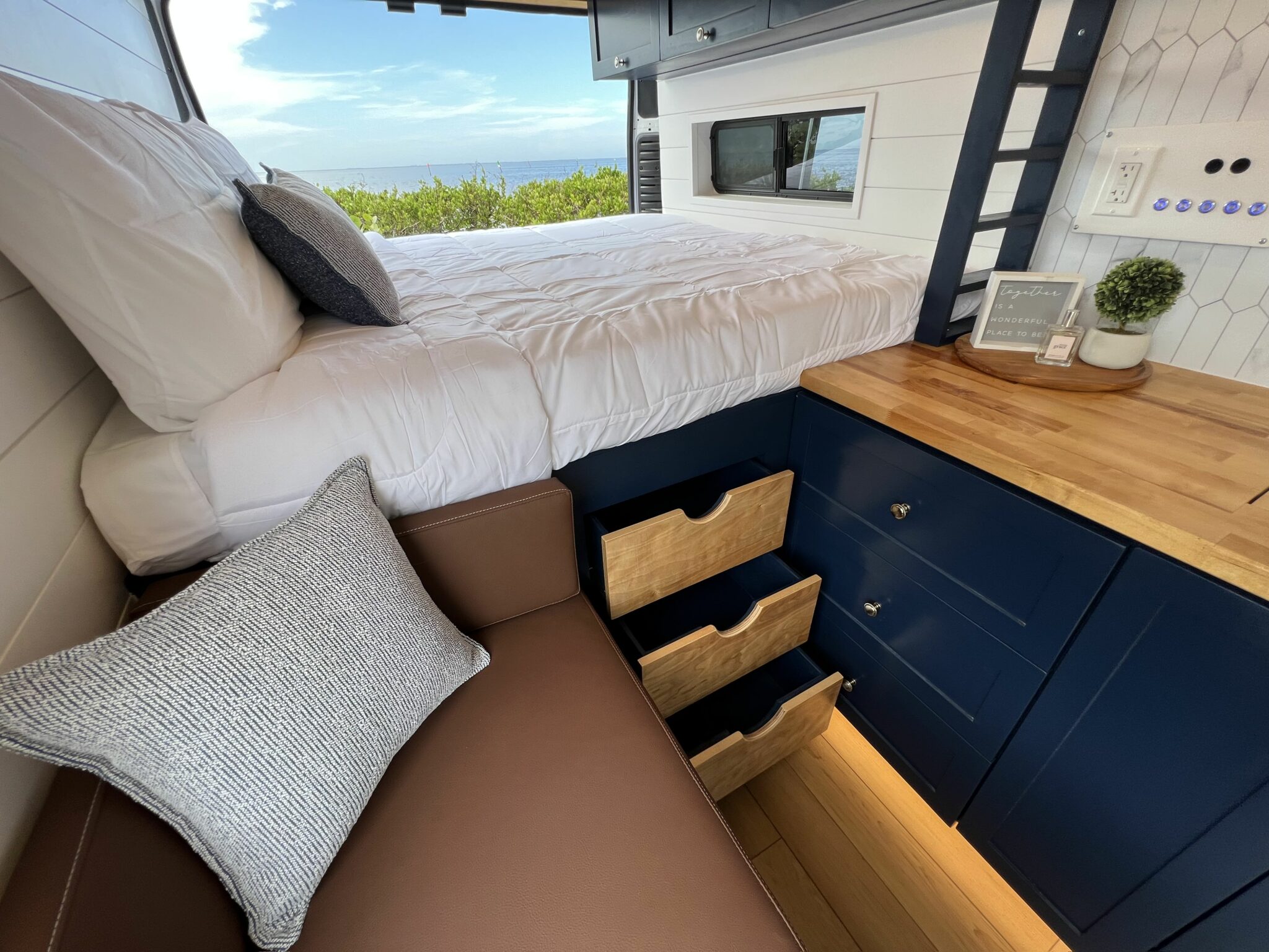 2022 RAM Promaster CUSTOM CONVERSION Toilet, AC, Heater, Showers