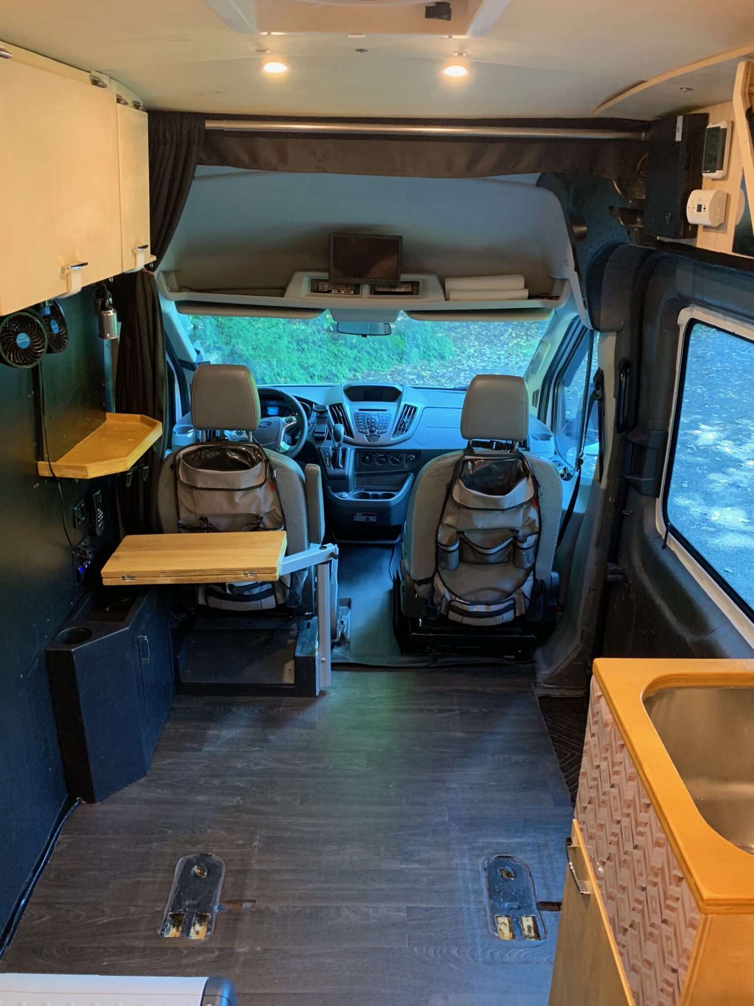 2018 Ford Transit 350 – 4 captain chairs - Vanlife Trader