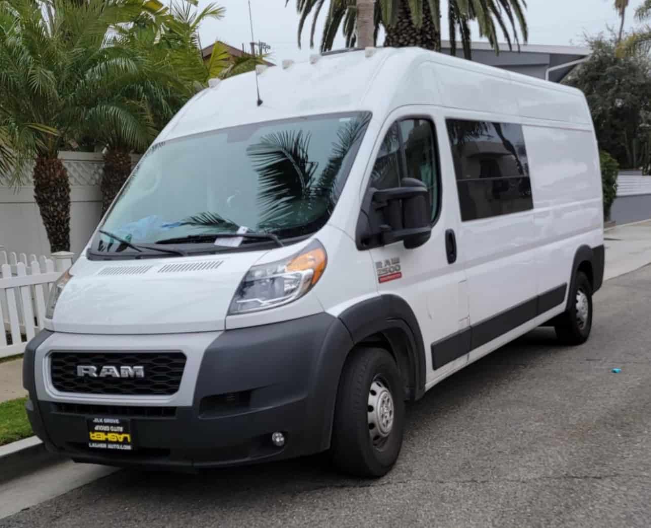 Dodge promaster 35 hot sale extended high tops