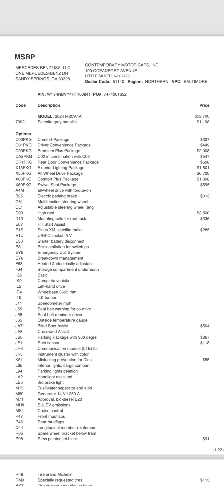 2024 Sprinter AWD RVIA Certified Nomad RVs Vanlife Trader